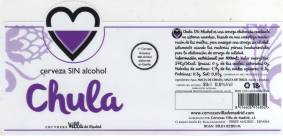 Chula sin alcohol