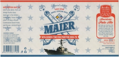 American Pale Ale Ed. Especial naval Station Rota