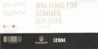 WAI-ITING FOR SUMMER