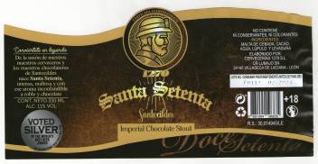 SANTA SESENTA IMPERIAL CHOCOLATE STOUT - MEDALLA PLATA