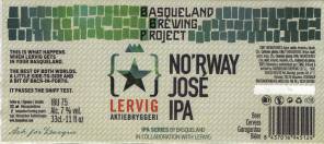 BASQUELAND & LERVIG - NO`RWAY JOSE IPA
