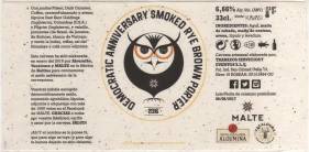 Aloumiña & Vacaloura - Democratic Anniversary Smoked Rye Brown Porter